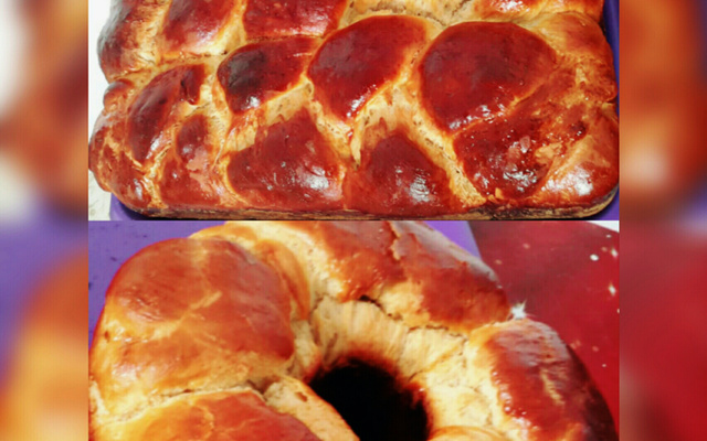 Pão caseiro simples