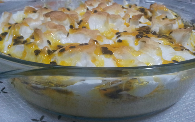 Pavê mousse de maracujá