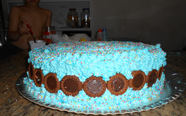 Glacê de leite condensado com gordura vegetal