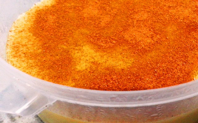 Mingau de milho verde vegano