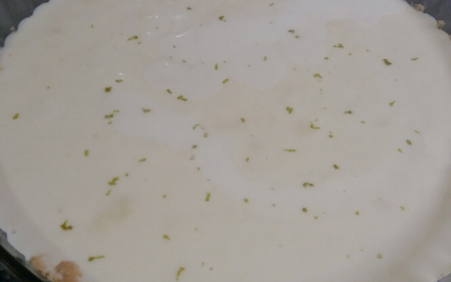 Torta de limão com chocolate branco