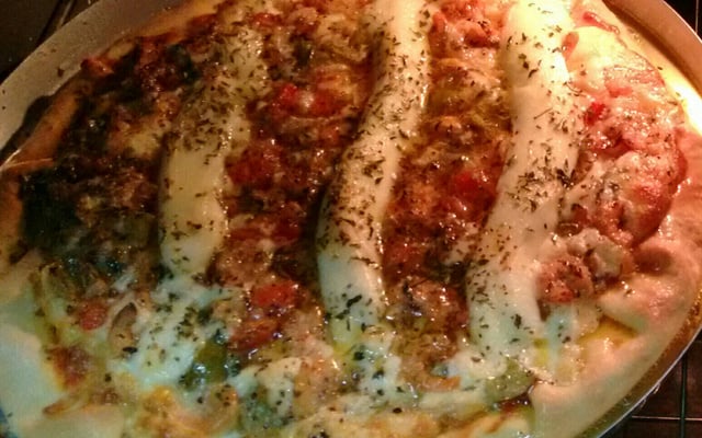 Massa super rápida de pizza crocante