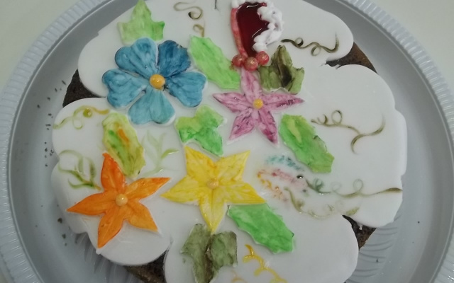 Bolo natalino de ameixa