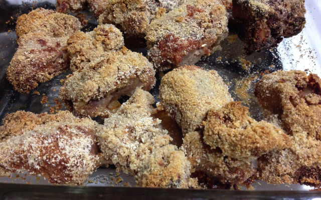 Costela de porco crocante