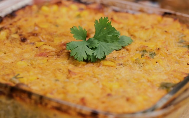 Arroz de forno com frango