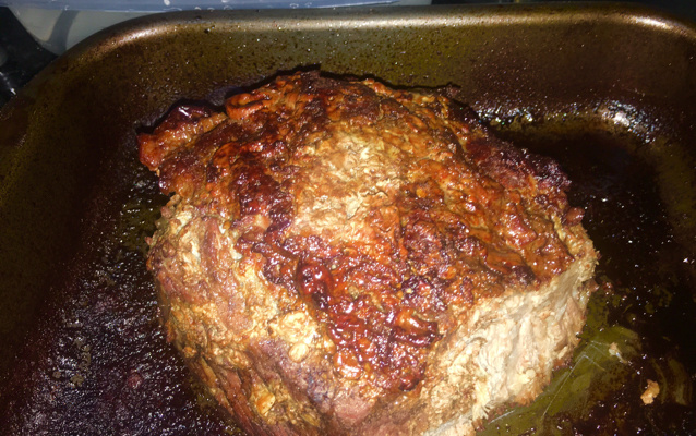 Cupim macio ao forno