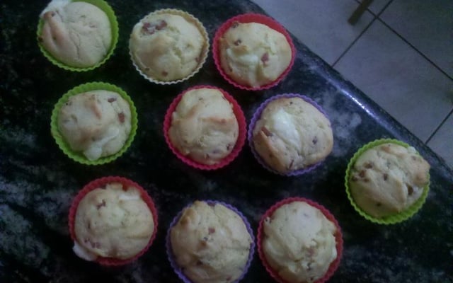 Cupcake salgado de calabresa