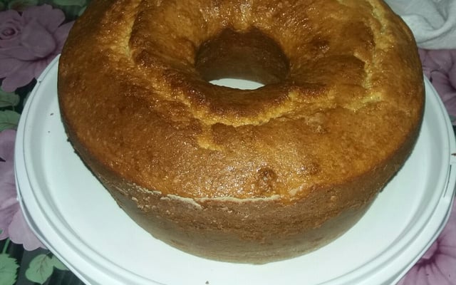Bolo de Puba com Leite Condensado