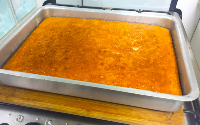 Bolo de laranja de liquidificador