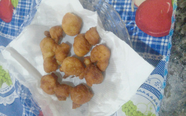 Bolinho de chuva com banana sem ovo