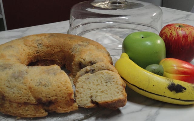 Bolo de banana (sem ovo)