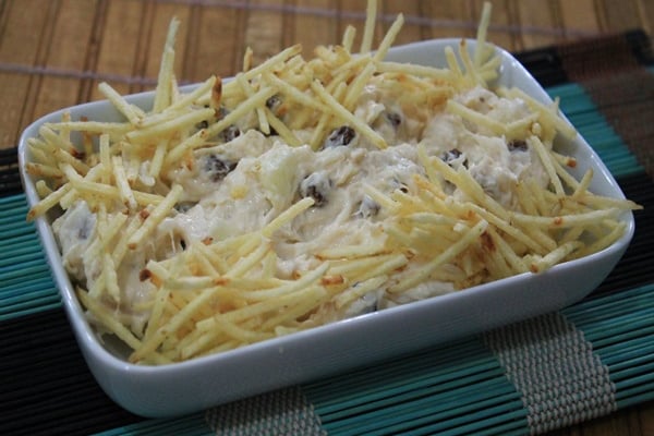 Salpicão com abacaxi