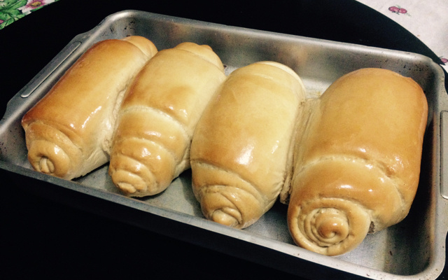 Pão caseiro da tia Carmem