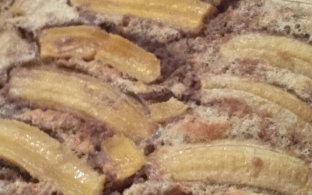 Bolo torta de banana