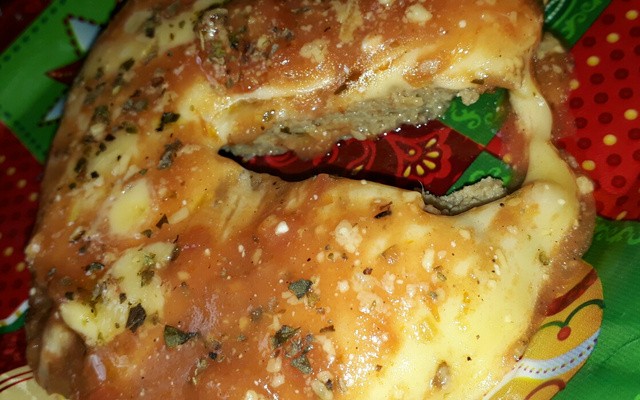 Hambúrguer à parmegianna