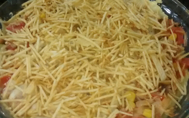 Escondidinho de batata doce