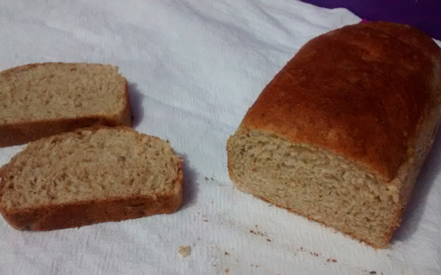 Pão integral caseiro