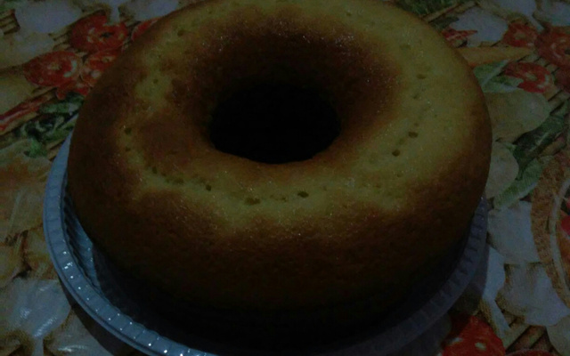Bolo de laranja no liquidificador