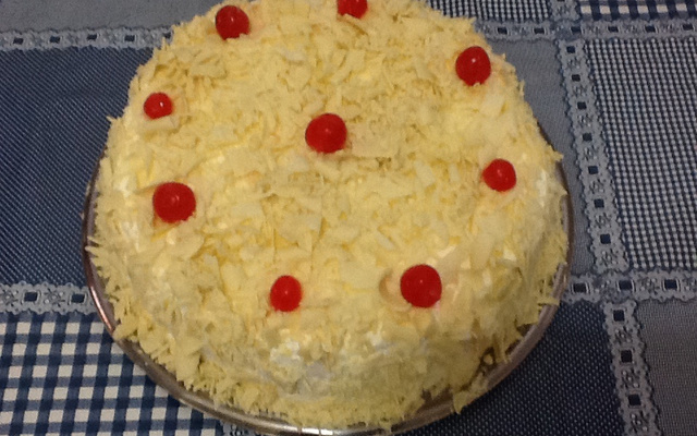 Bolo floresta branca