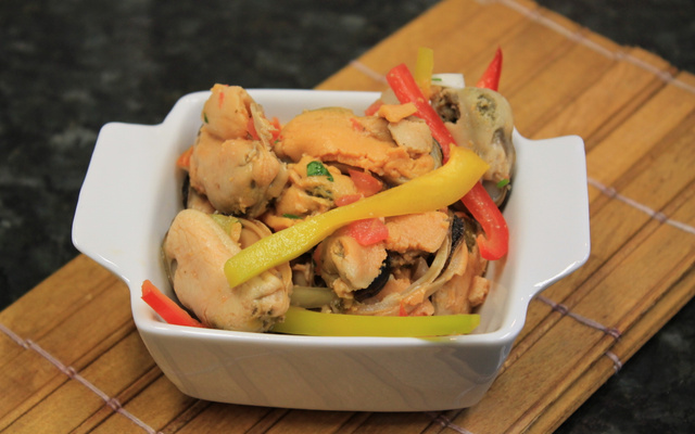 Vinagrete de mexilhões à Monica