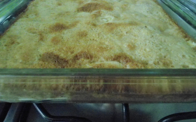 Torta preguiçosa de banana