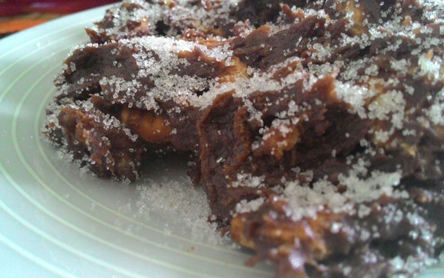 Palha italiana de banana sem leite condensado