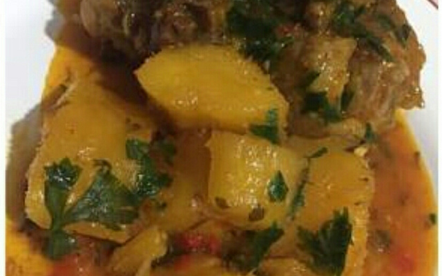 Rabada com mandioquinha