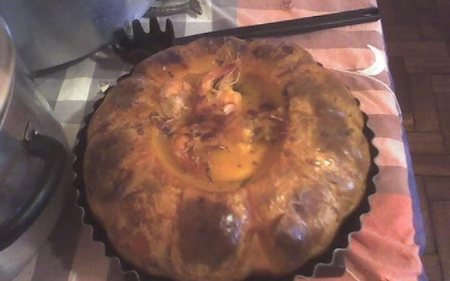 Camarão na moranga do Luiz