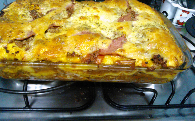 Lasanha de massa caseira da Bya