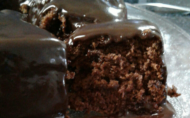 Bolo de chocolate de liquidificador