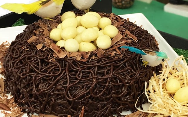 Bolo ninho de Páscoa