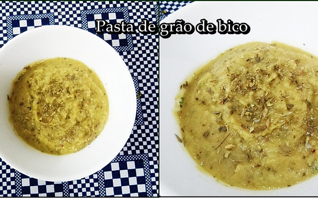 Pasta de grão-de-bico