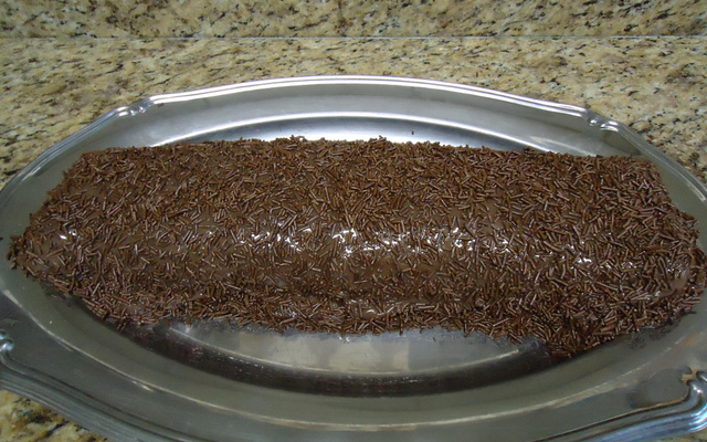 Rocambole de chocolate