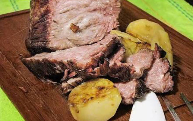 Cupim na panela para churrasco