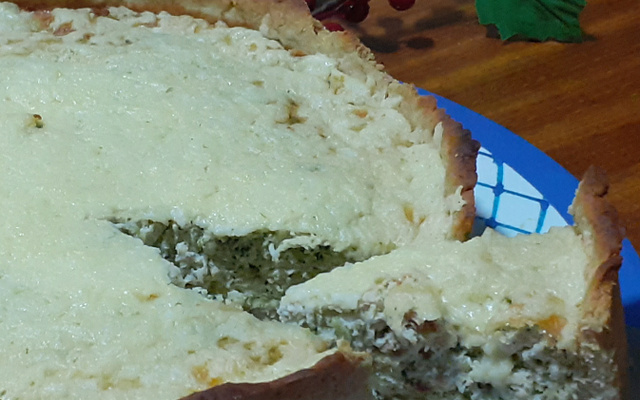 Quiche de alho-poró