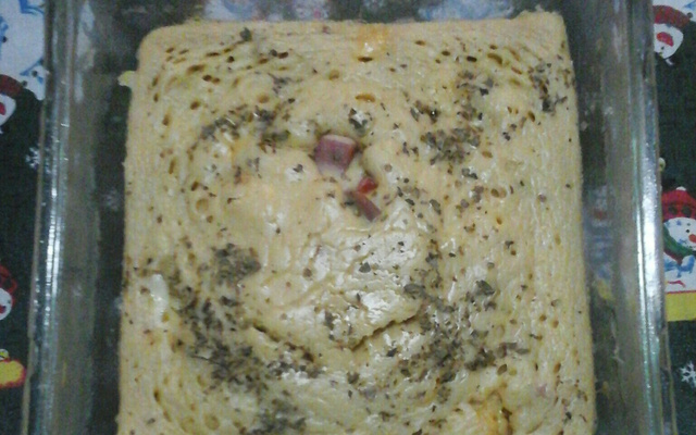 Torta de frango com catupiry de micro-ondas