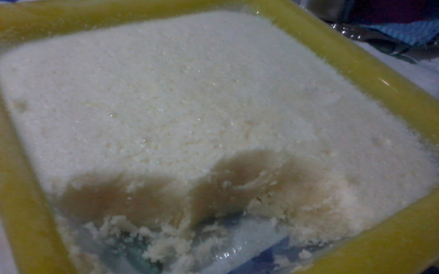 Sorvete de limão ou laranja