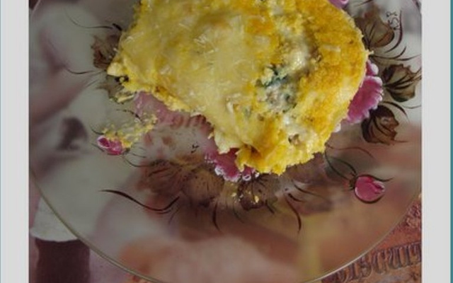 Bolo salgado de milho verde recheado (Lúcio Cezar)