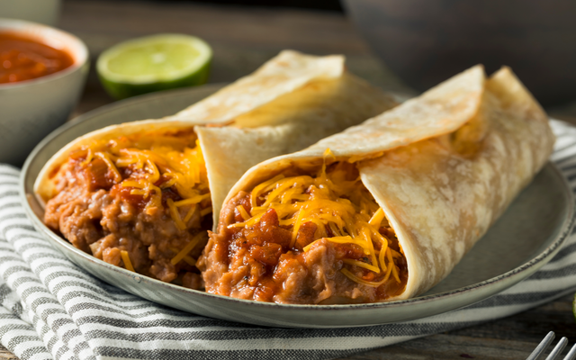 Burrito rápido e fácil