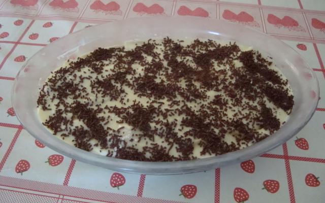 Pavê de cupuaçu e banana da terra