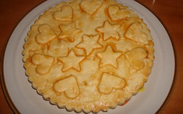 Torta de frango com massa podre diferente