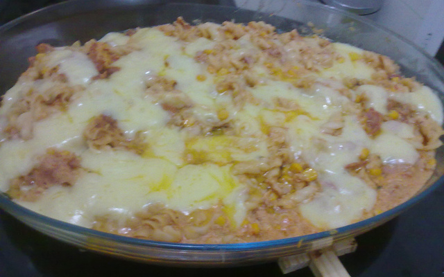 Macarrão na panela de pressão V