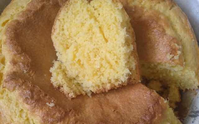 Bolo de milho fofinho