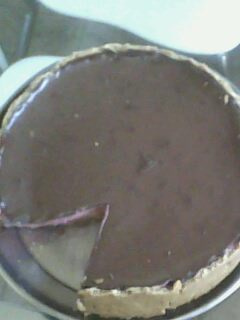 Torta de goiaba com chocolate