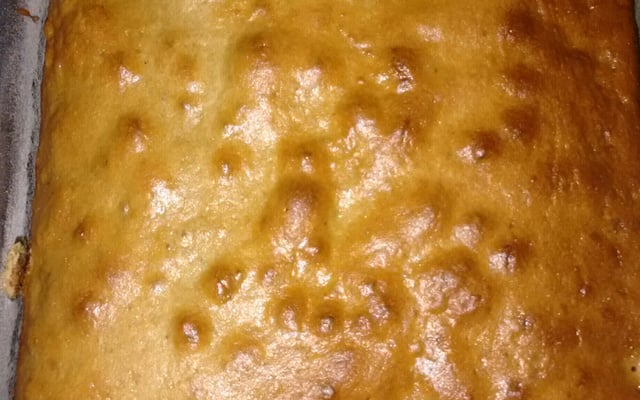 Bolo de banana com farinha de trigo