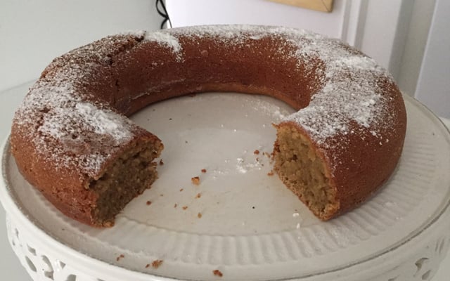 Bolo de maçã nutritivo