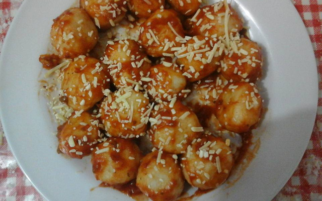 Nhoque de batata recheado