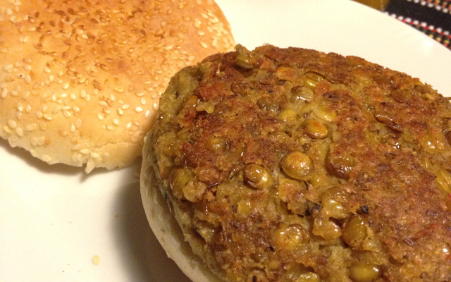 Hambúrguer de lentilha