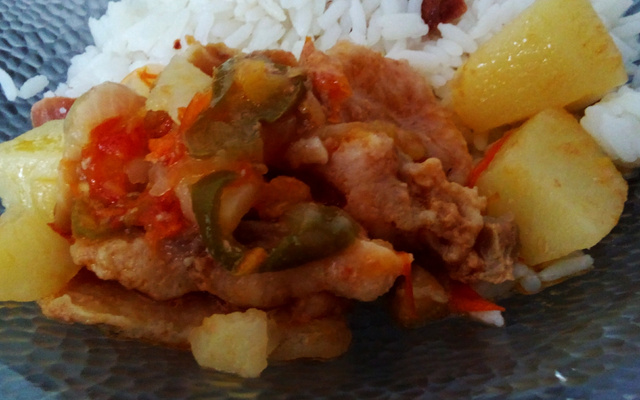 Fillé de peixe com batatas