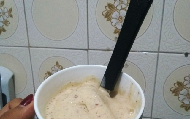 Smoothie de banana e maçã